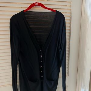 Faconnable 100% merino wool cardigan sweater, EUC